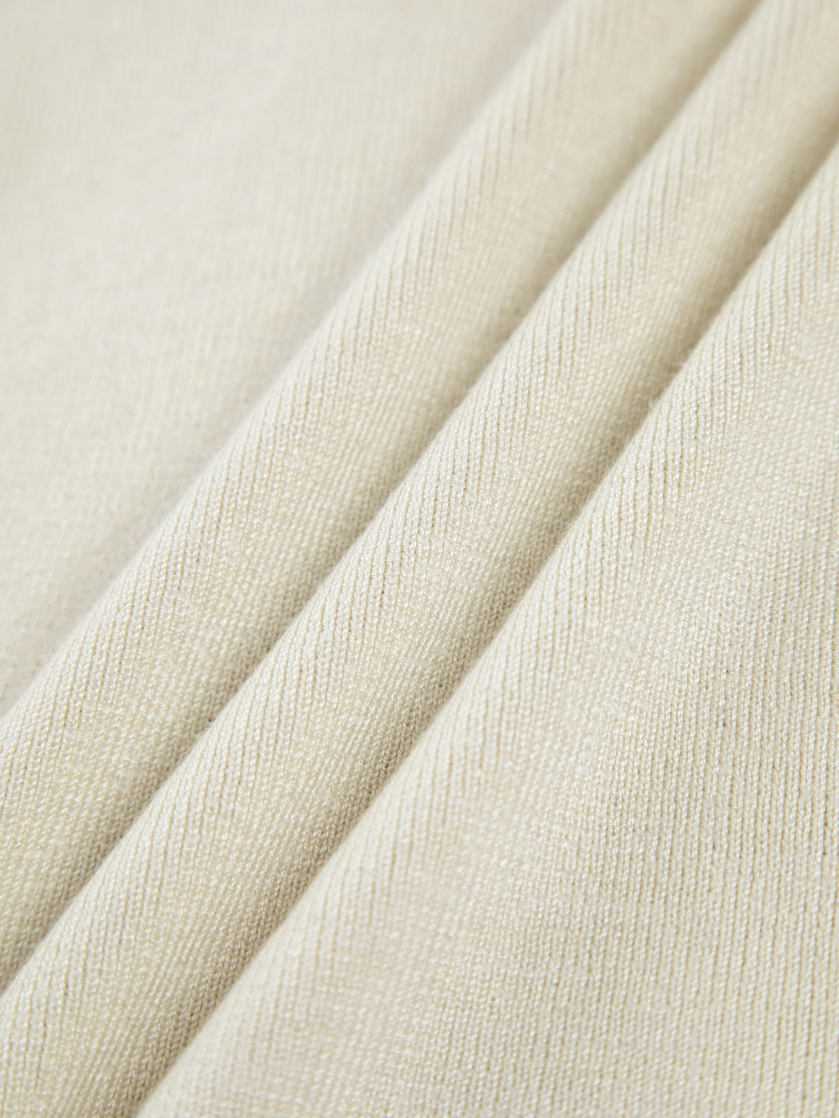 BEAUVOGUE - Tweekleurige dubbelzijdige gebreide top met lange mouwen