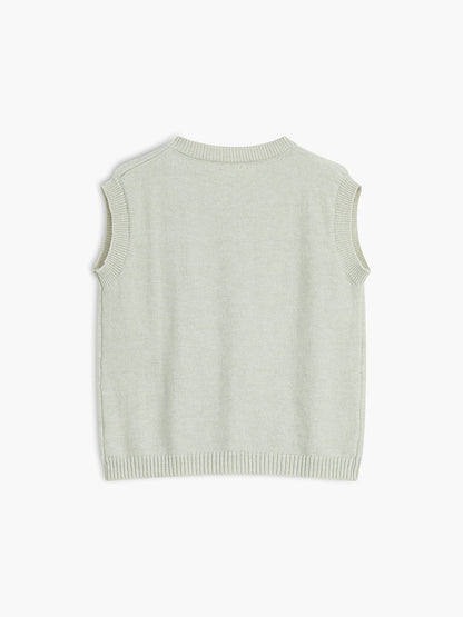 BEAUVOUGE - Casual Button Up Sweater