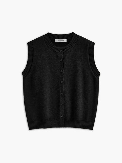 BEAUVOUGE - Casual Button Up Sweater
