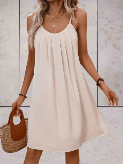 Heide - Casual zomer jurk in beige