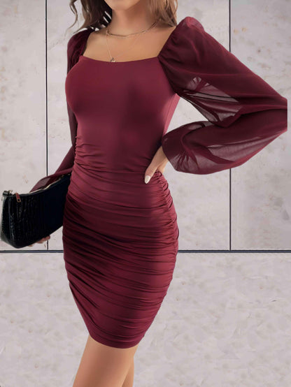 Irish - Strakke mini jurk ruime mouwen