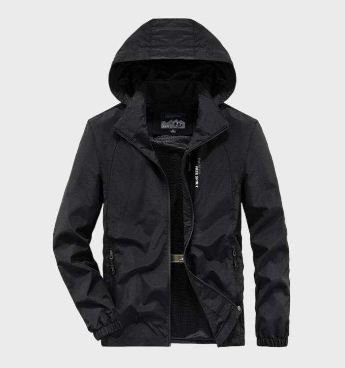 Joey - lichtgewicht waterdicht jack met capuchon, zakken en volledige ritssluiting