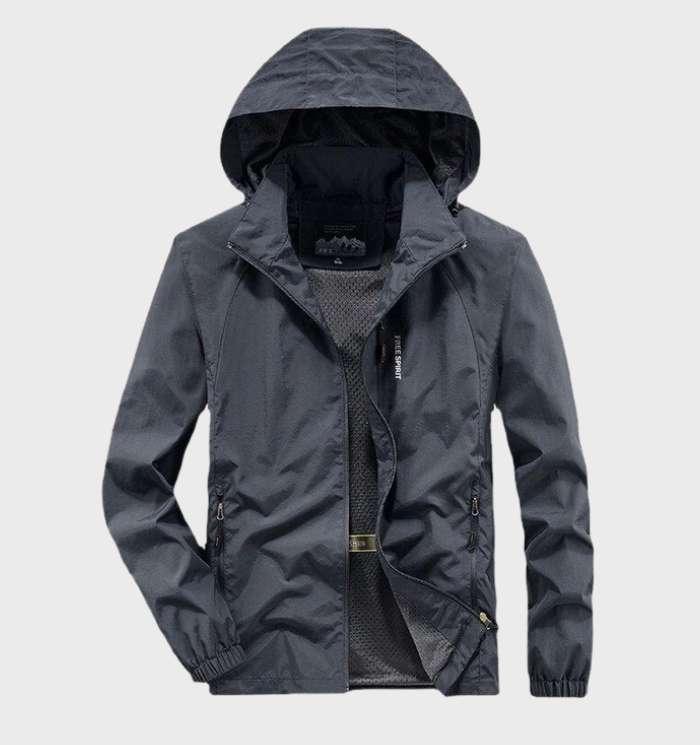 Joey - lichtgewicht waterdicht jack met capuchon, zakken en volledige ritssluiting