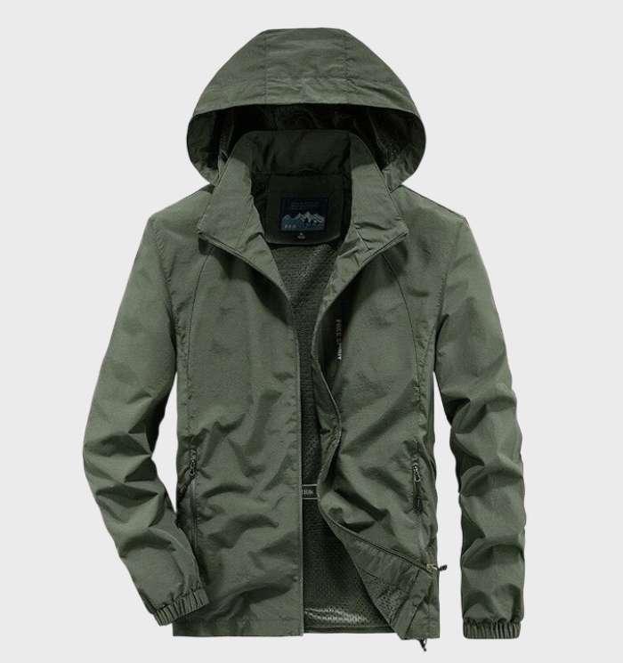 Joey - lichtgewicht waterdicht jack met capuchon, zakken en volledige ritssluiting