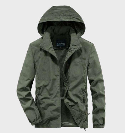 Joey - lichtgewicht waterdicht jack met capuchon, zakken en volledige ritssluiting