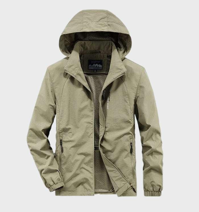 Joey - lichtgewicht waterdicht jack met capuchon, zakken en volledige ritssluiting