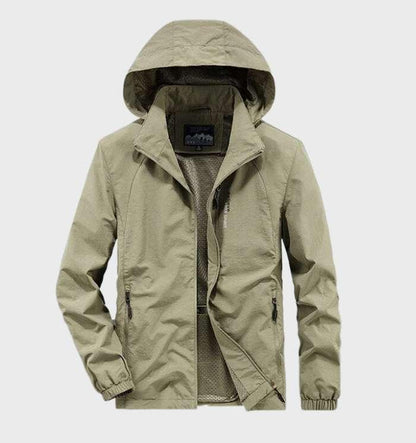 Joey - lichtgewicht waterdicht jack met capuchon, zakken en volledige ritssluiting