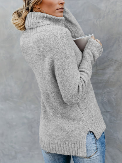 Beaumont Coltrui | Oversized warm gebreide wollen trui dames voor de winter
