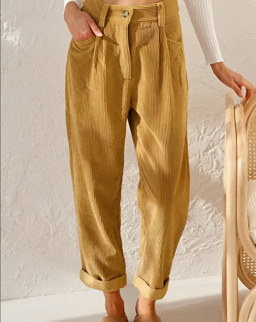 Elegante corduroy broek voor dames