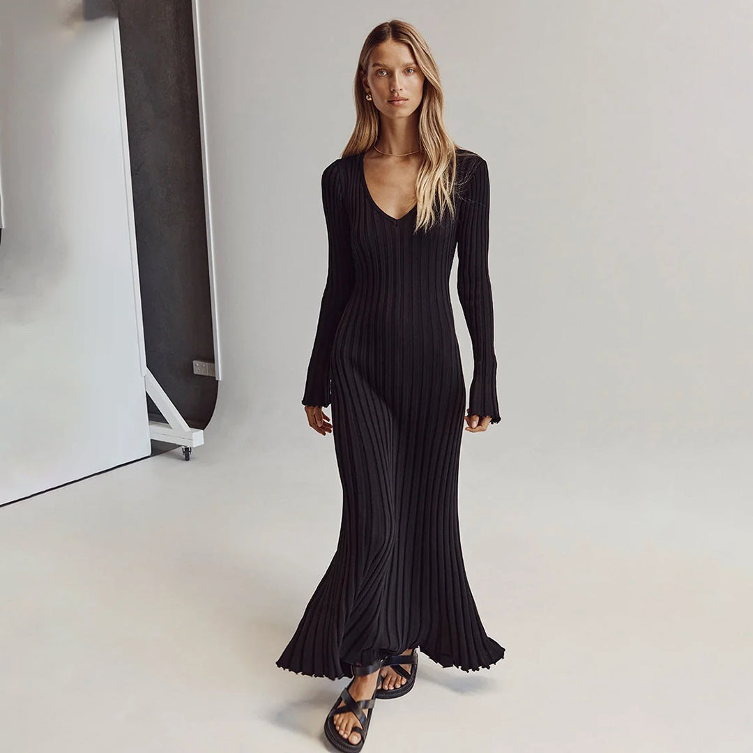Ginevra™ - Gebreide maxi jurk