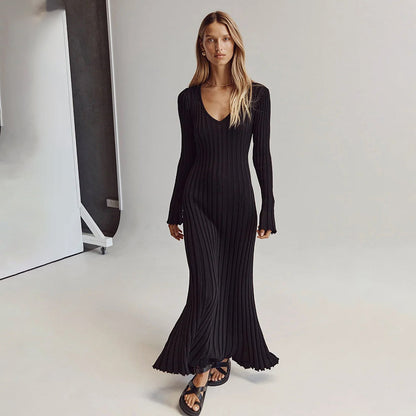 Ginevra™ - Gebreide maxi jurk