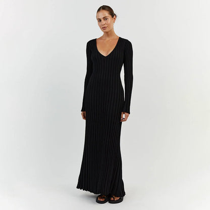 Ginevra™ - Gebreide maxi jurk