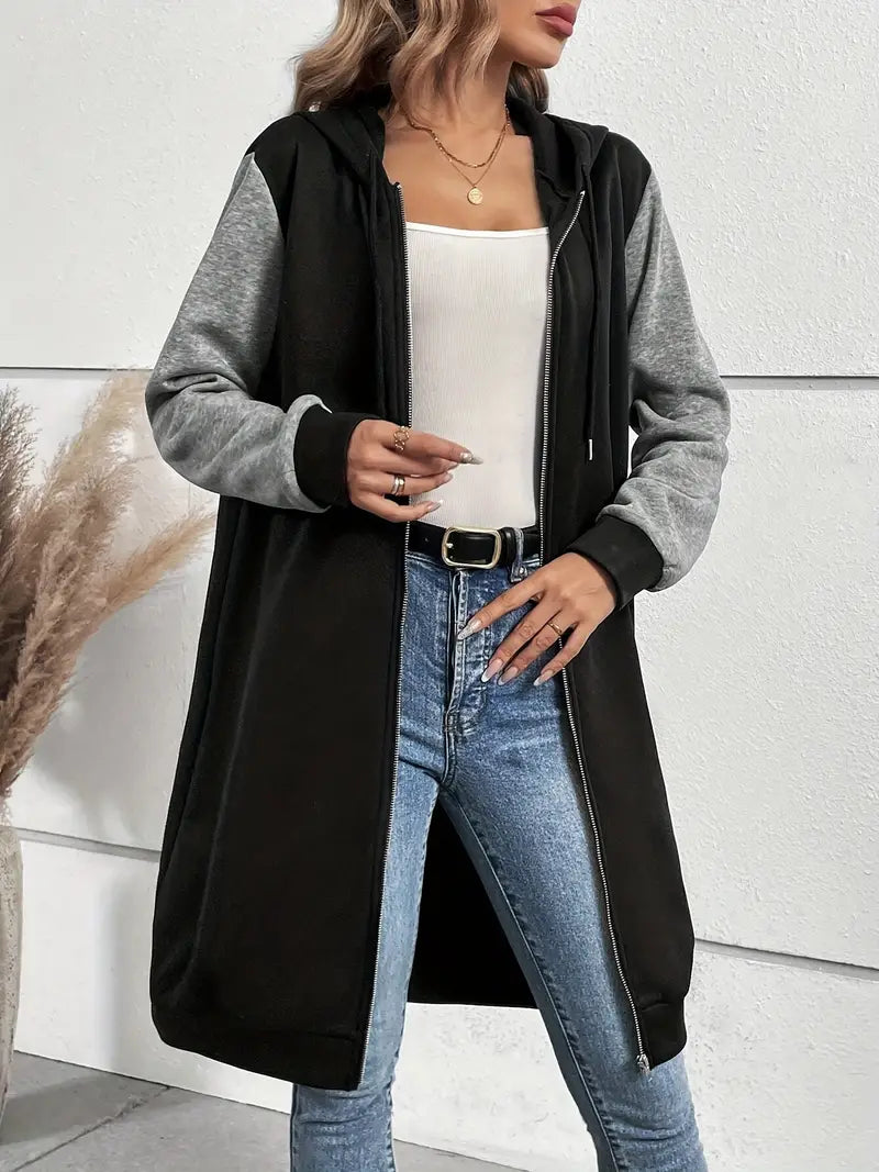 Casual polyester jas voor dames - Aliyaa