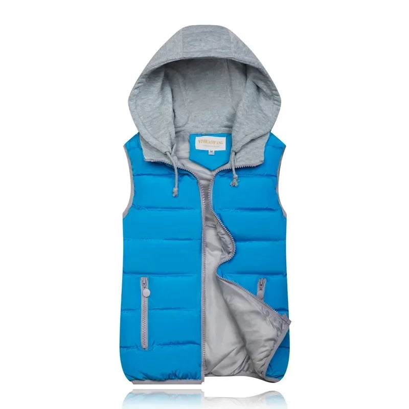 Celine Bodywarmer | Casual gewatteerde bodywarmer met capuchon voor dames