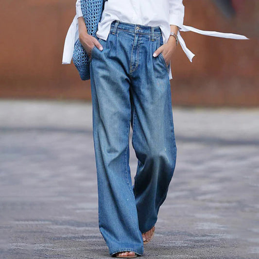 Comfortabele losse jeans voor vrouwen