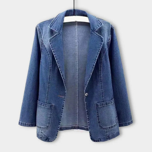 Serenity | Modieuze denim blazer