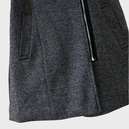 Lange winterjas met capuchon voor dames