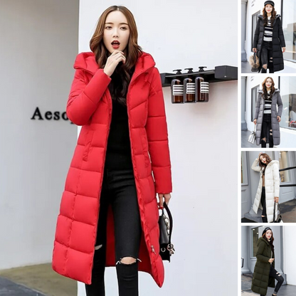 Ivy | Chique winterjas met capuchon Winddichte sneeuwparka Puffer coat