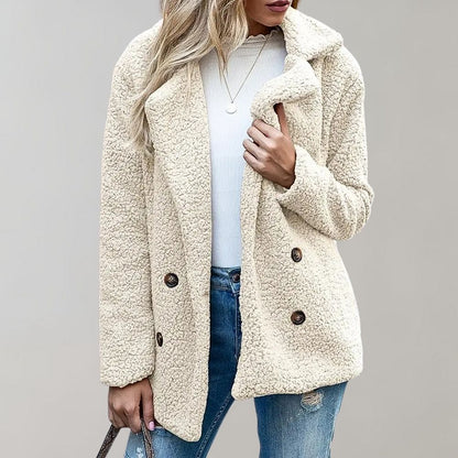 Warm en donzig damesjack