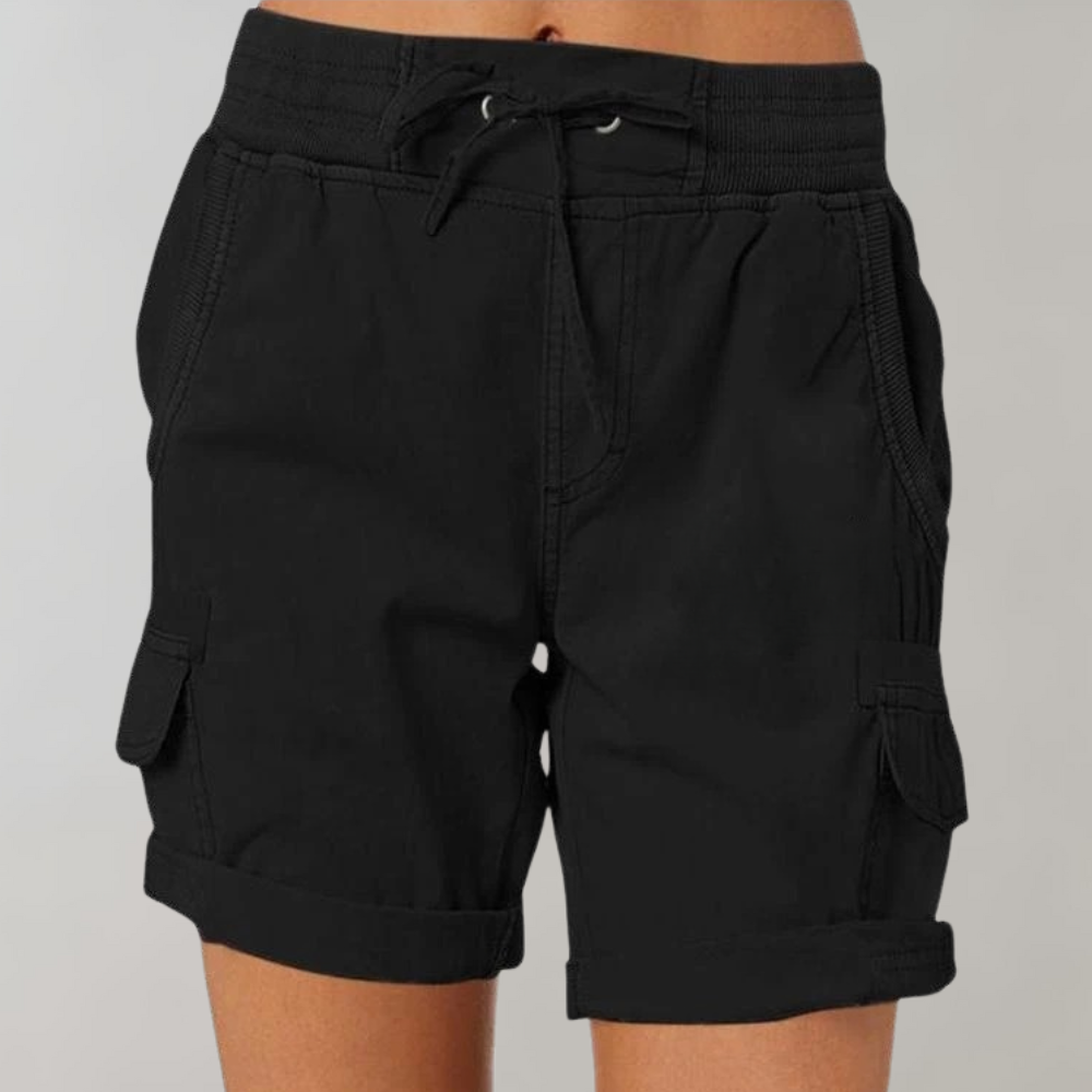 Lavona - Verhoogde shorts met hoge taille voor dames