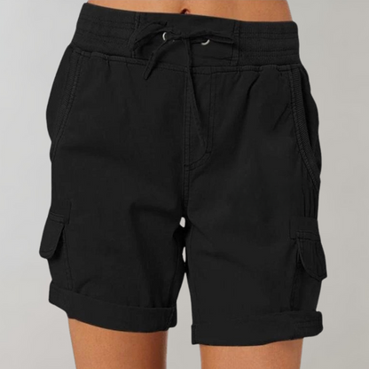 Lavona - Verhoogde shorts met hoge taille voor dames