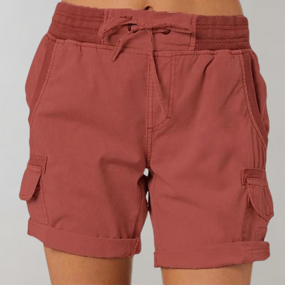 Lavona - Verhoogde shorts met hoge taille voor dames