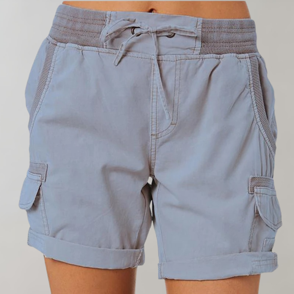 Lavona - Verhoogde shorts met hoge taille voor dames