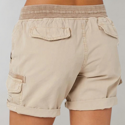 Lavona - Verhoogde shorts met hoge taille voor dames
