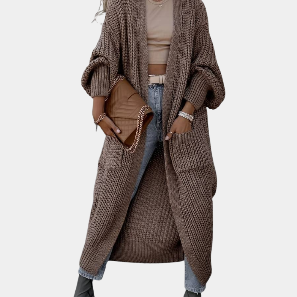 ModeParisienne® Penny - Gebreid lang damesvest