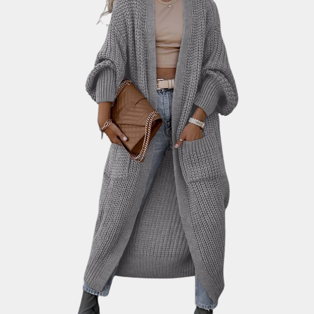 ModeParisienne® Penny - Gebreid lang damesvest