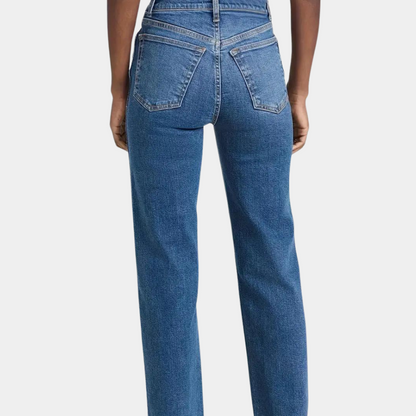 Klassieke recht gesneden damesjeans