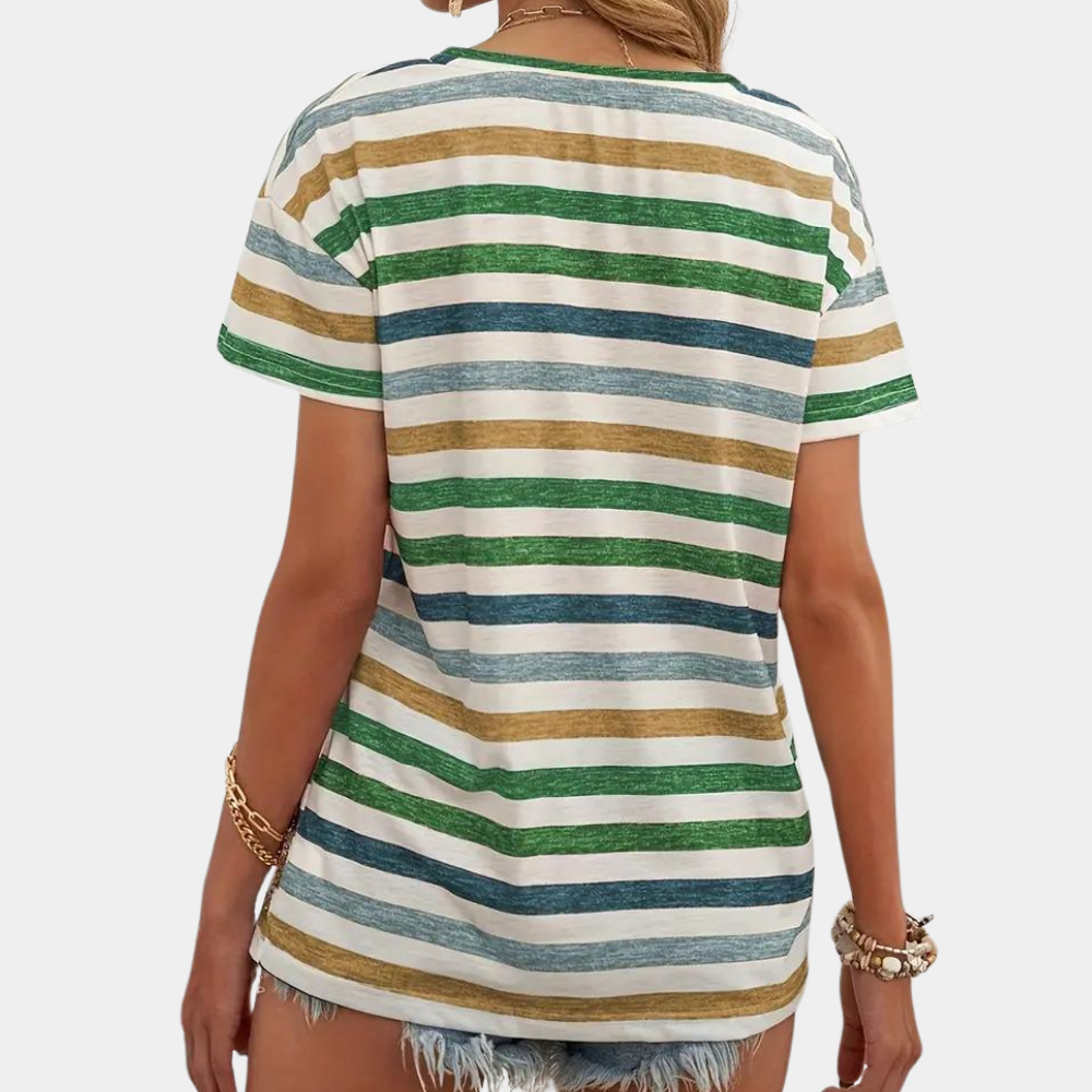 Oney - Casual dames-T-shirt met stokjes