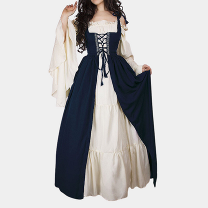 Blanche - Vintage Geïnspireerde Oktoberfest Maxi Jurk