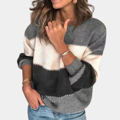 Claire - Elegante gestreepte damestrui