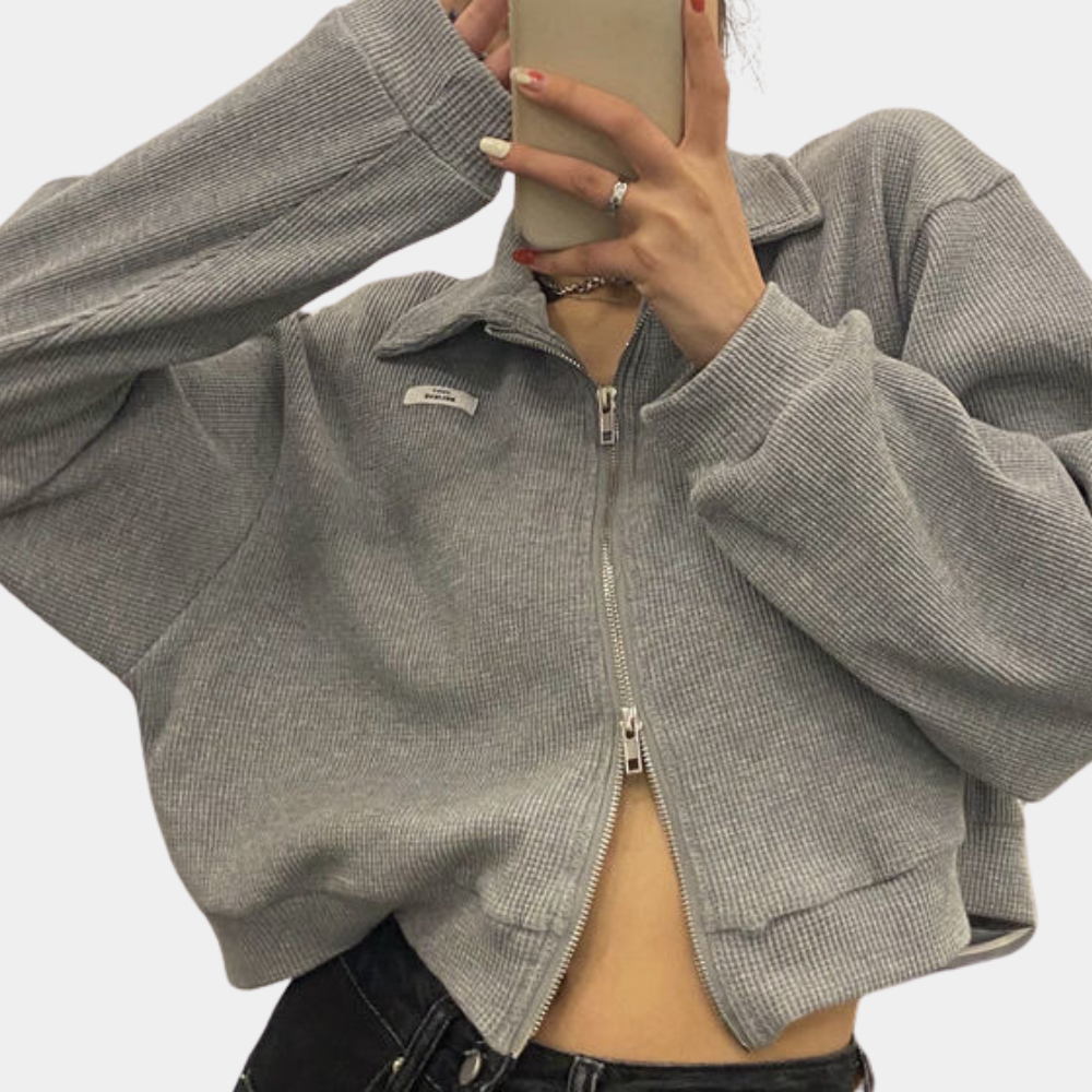 Alena | kort damesjack met rits