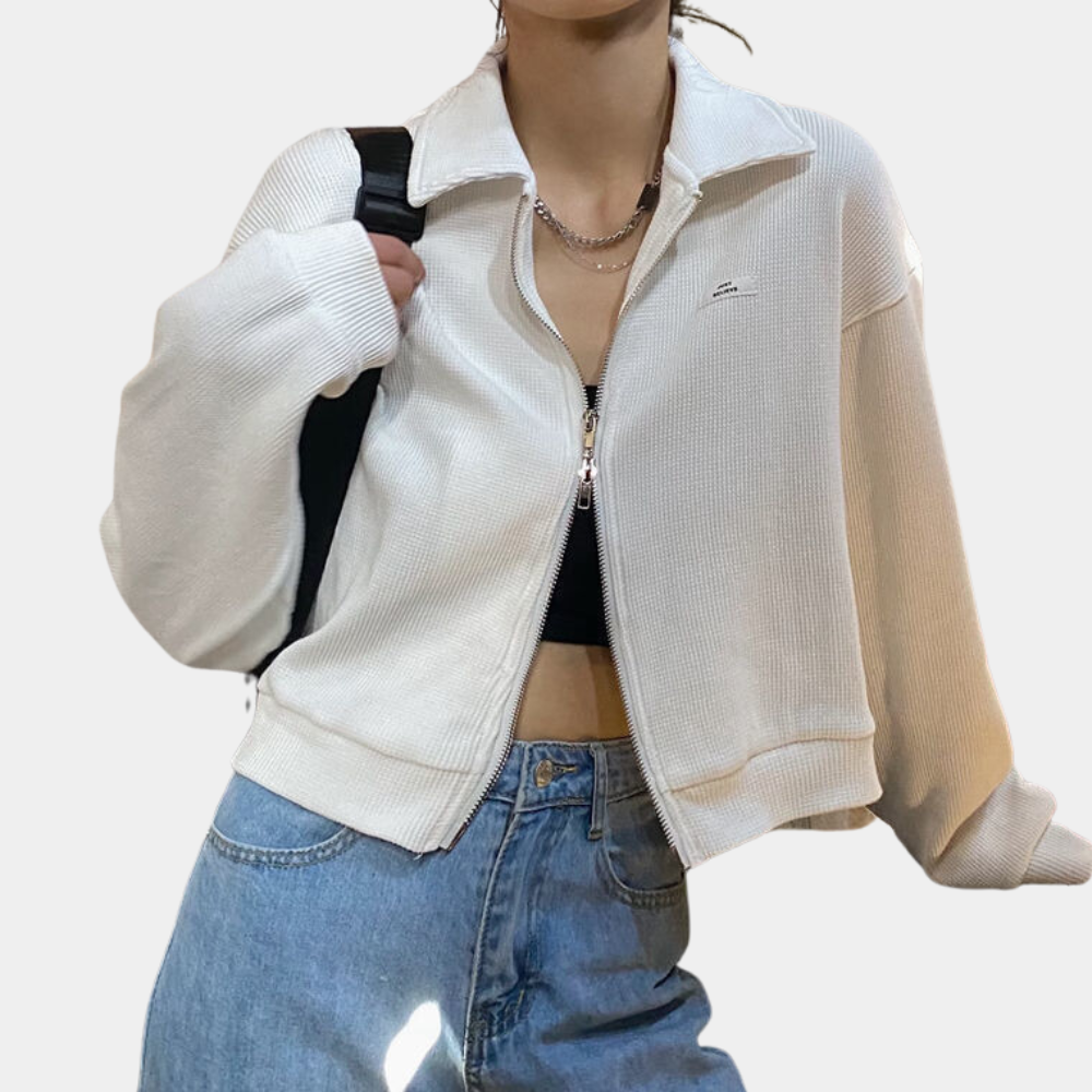 Alena | kort damesjack met rits