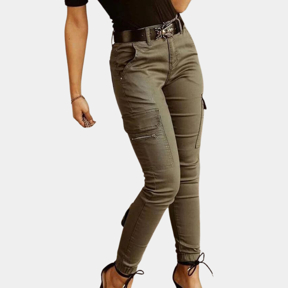 Tilda | Dames casual cargo jeans