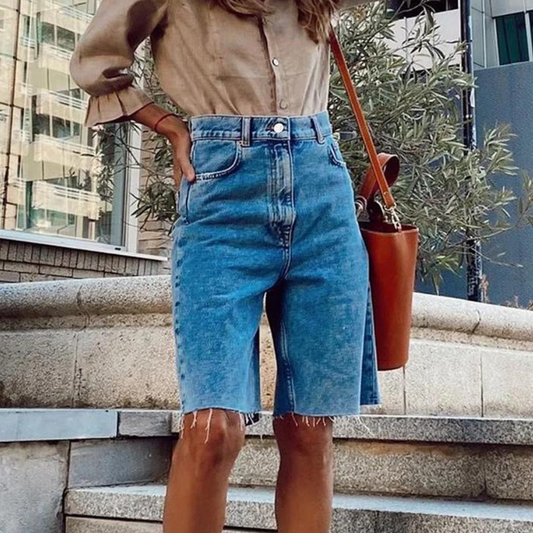 Dora - Elegante High Waist Vrijetijdsshorts