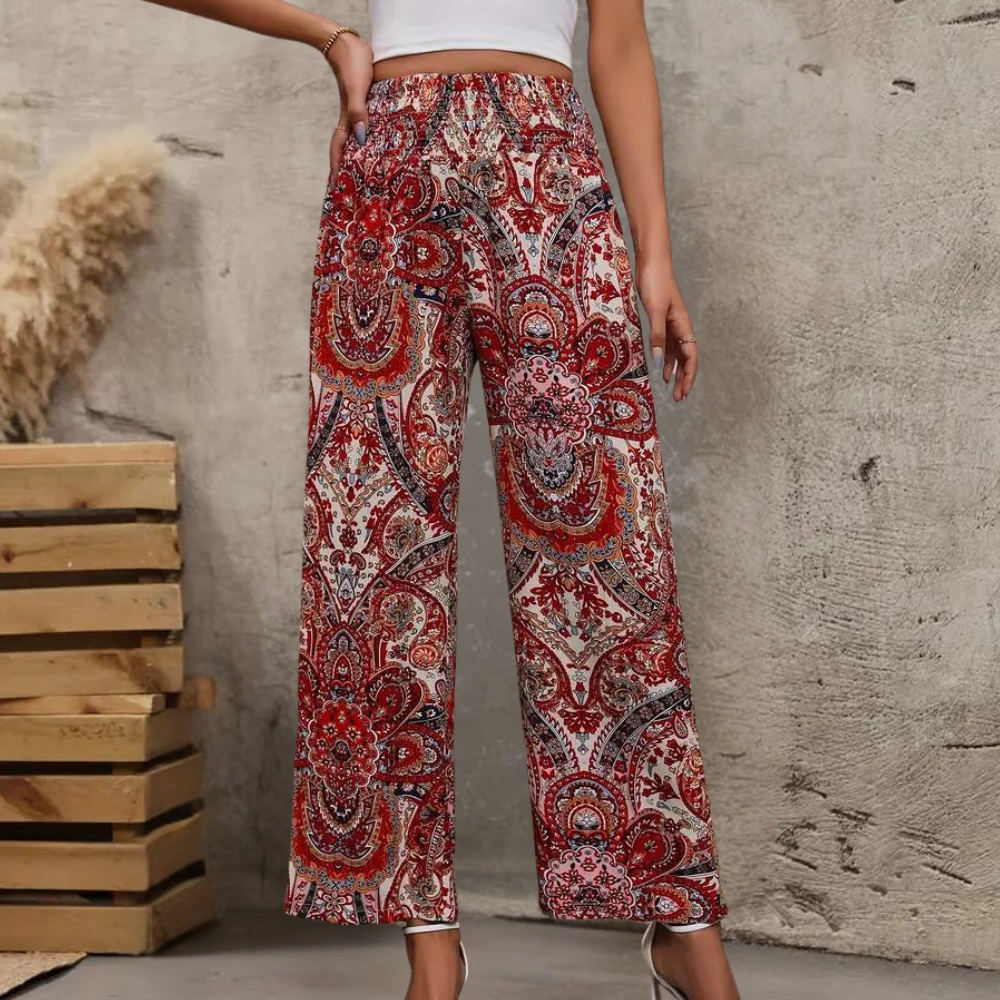 Kleurrijke vintage broek - Aliyah