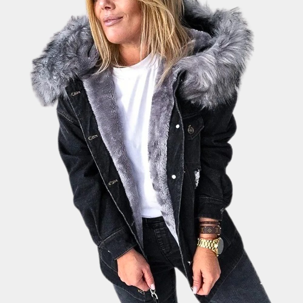Monika - Casual denim jas voor dames