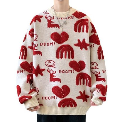 Tobiasz - Elegante Gebreide Sweater voor Heren