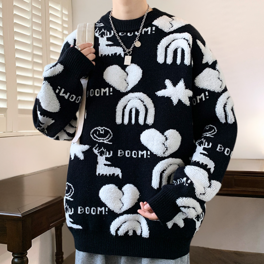 Tobiasz - Elegante Gebreide Sweater voor Heren