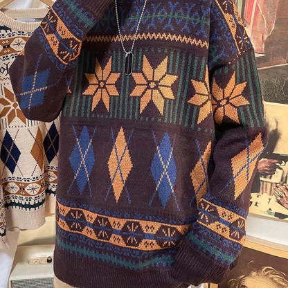 Nicusor - Verfijnde Oversized Sweater voor Mannen