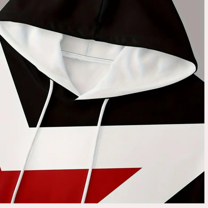 Dionisie - Stijlvolle hoodie met sterrenprint voor heren