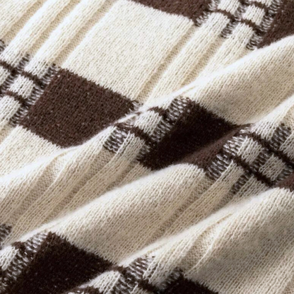 Kronid - Veelzijdige geruite trui voor dames