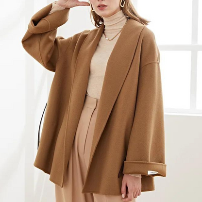 Aviva - Elegante Geknoopte Damesjas voor de Winter