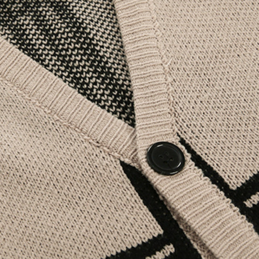 Gert - Klassieke Gebreide Cardigan voor Mannen