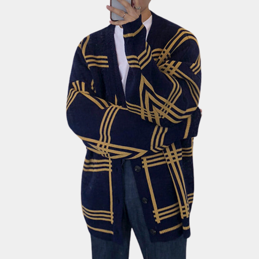 Gert - Klassieke Gebreide Cardigan voor Mannen