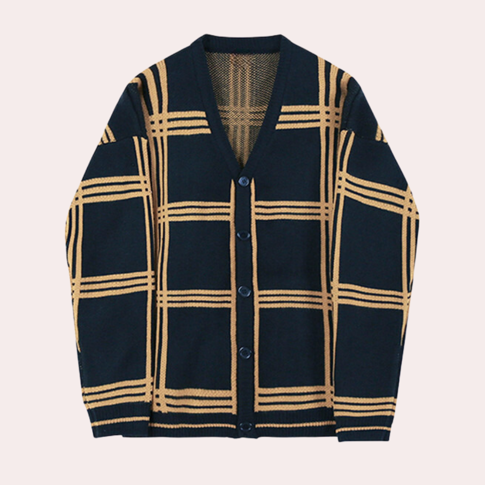 Gert - Klassieke Gebreide Cardigan voor Mannen