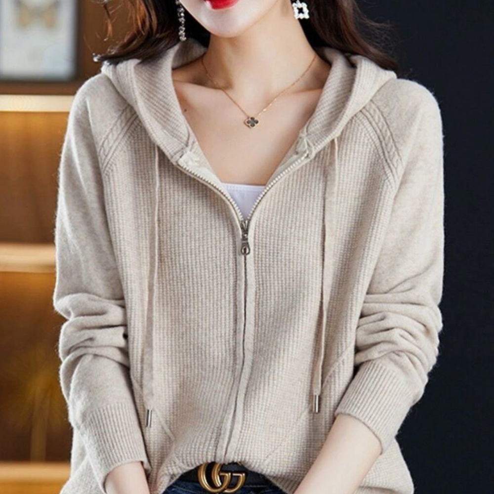 Danika - Elegant vest met capuchon voor dames